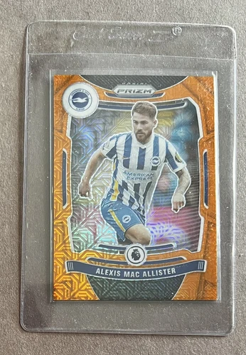 Alexis Mac Allister 2021 Panini Prizm Premier League Orange Mojo Prizm