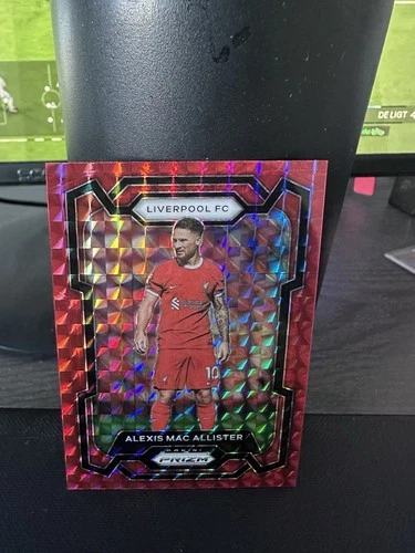Alexis Mac Allister 2023 Panini Prizm Premier League Red Mosaic