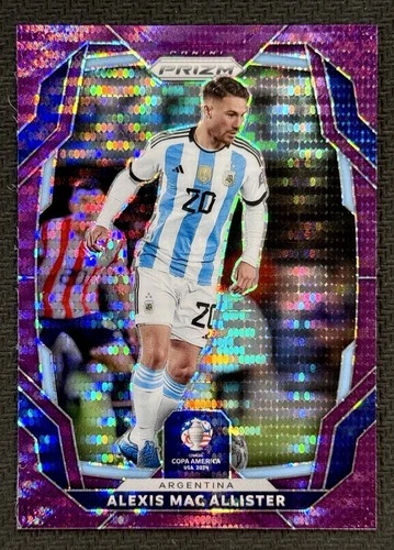 Alexis Mac Allister 2024 Panini Prizm Purple Pulsar /49