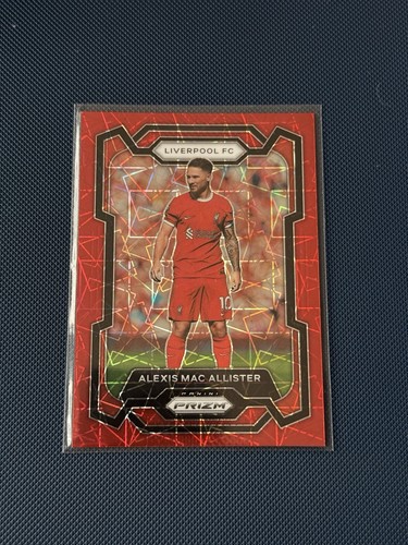 Alexis Mac Allister 2023 Panini Prizm Red Lazer Prizm /49