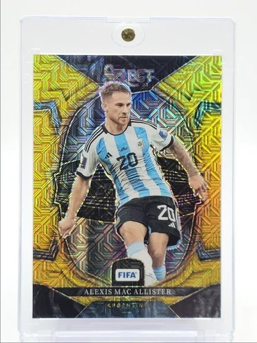 Alexis Mac Allister 2022 Panini Select Gold Mojo Prizm /10