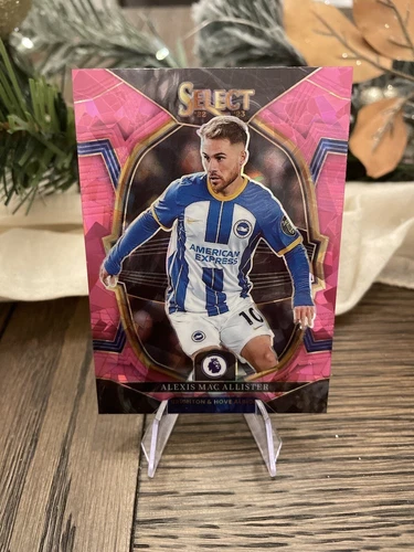 Alexis Mac Allister 2022 Panini Select Pink Cracked Ice Prizm /25