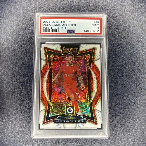 Alexis Mac Allister 2024 Panini Select Terrace White Sparkle #45