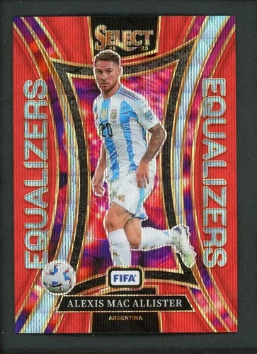 Alexis Mac Allister 2024 Panini Select Wave Red /49