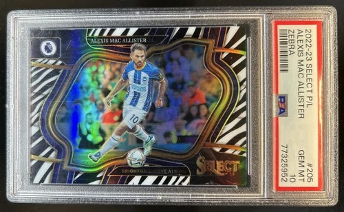 Alexis Mac Allister 2022 Panini Select Zebra /25
