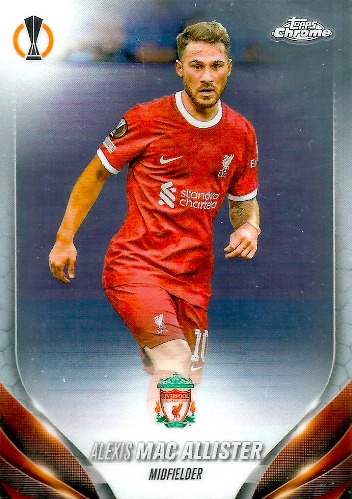 Alexis Mac Allister 2023 Topps Chrome UEFA Club Competitions
