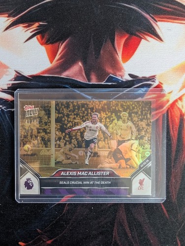 Alexis Mac Allister 2025 Topps Now Gold Foil /50