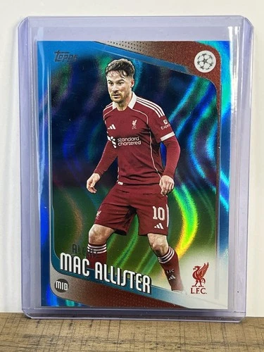 Alexis Mac Allister 2025 Topps UCC Flagship Blue Wave 25/26