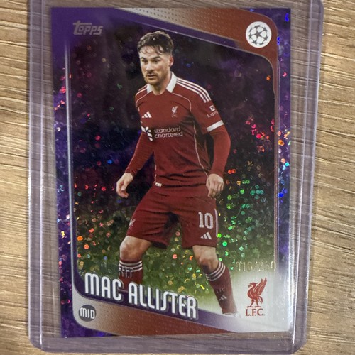 Alexis Mac Allister 2025 Topps UCC Purple Sparkle /250