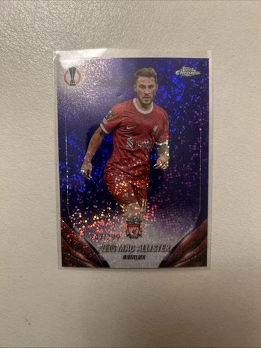 Alexis Mac Allister 2023 Topps UEFA Club Competitions Purple Foil /299