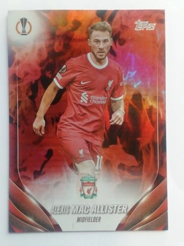 Alexis Mac Allister 2023 Topps UEFA Competitions Red Inferno