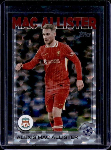 Alexis Mac Allister 2024 Topps UEFA Negro Helado /10