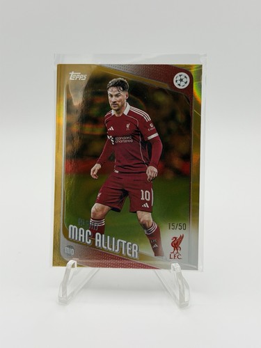 Alexis Mac Allister 2025 Topps UEFA UCC /50