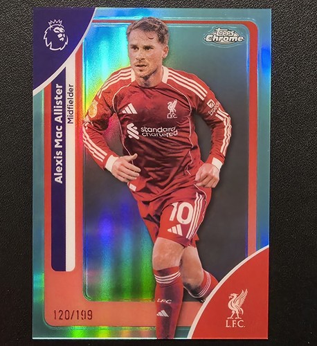 Alexis MacAllister 2025 Topps Chrome Aqua /199