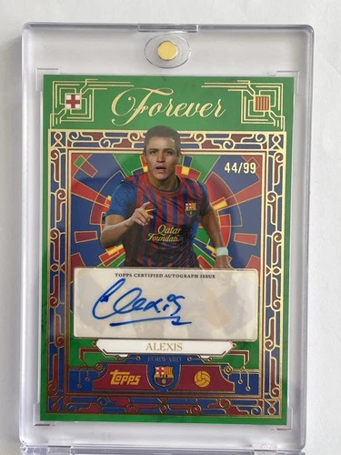 Alexis Sanchez 2025 Topps Barcelona Forever Green /99