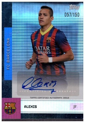 Alexis Sanchez 2025 Topps FC Barcelona Team Set /150
