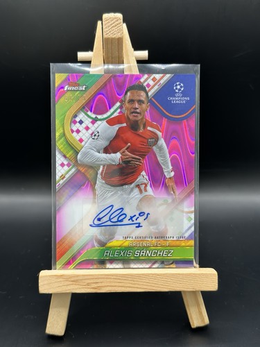 Alexis Sanchez 2024 Topps Finest Magenta Lava /75