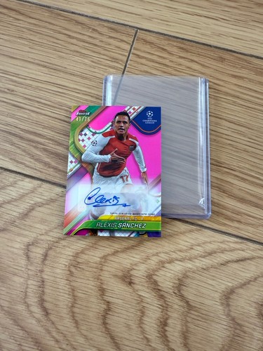 Alexis Sanchez 2024 Topps Finest Pink Refractor /75