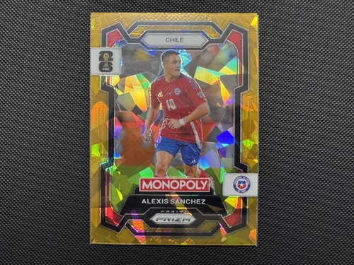 Alexis Sánchez 2018 Panini Prizm World Cup Gold Cracked Ice