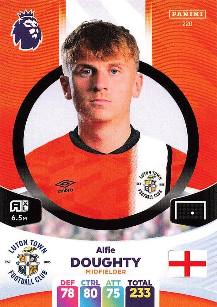 Alfie Doughty 2024 Panini Adrenalyn XL Premier League