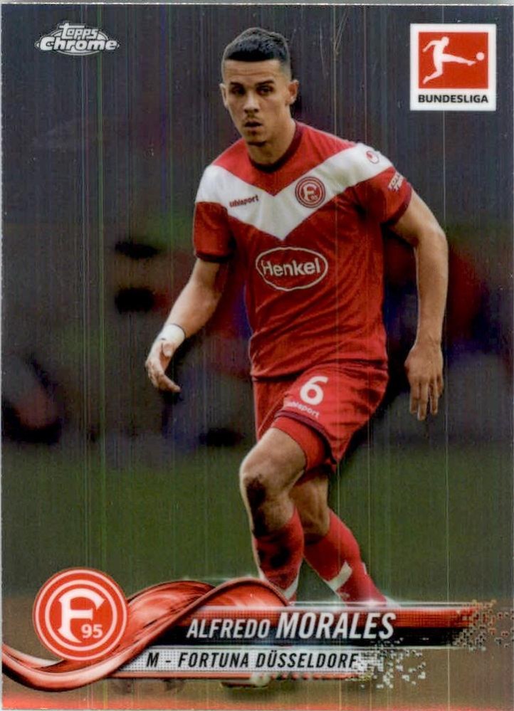 Alfredo Morales 2018 Topps Chrome Bundesliga 53