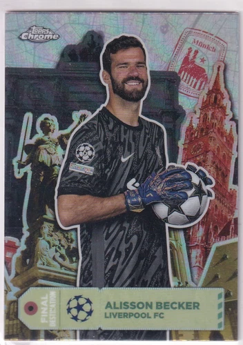 Alisson Becker 2025 Topps Champions League Chrome
