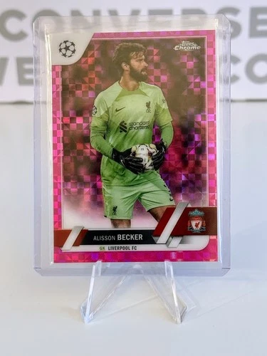 Alisson Becker 2022 Topps Chrome Pink /250