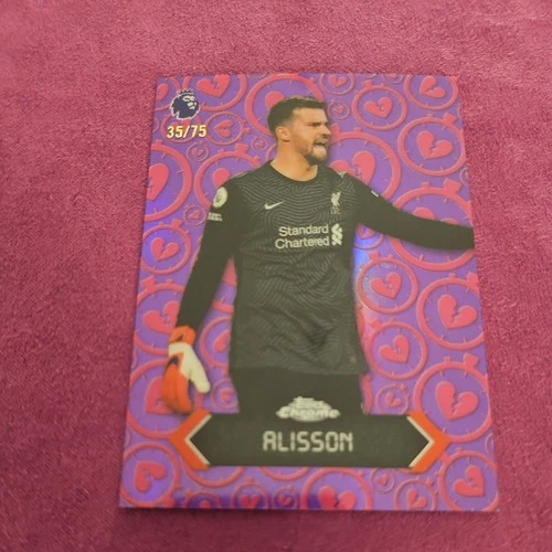 Alisson Becker 2026 Topps Chrome Premier League /75