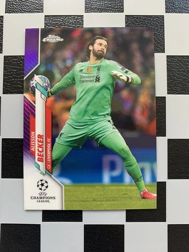 Alisson Becker 2019 Topps Chrome Purple /250