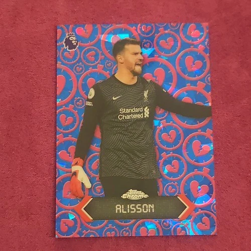 Alisson Becker 2026 Topps Chrome Sapphire Edition Sapphire