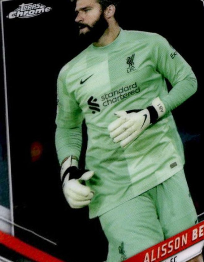 Alisson Becker 2021 Topps Chrome UCC 46