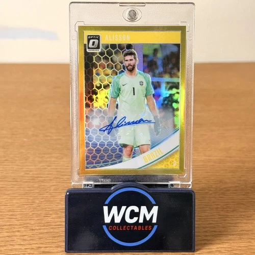 Alisson Becker 2018 Panini Donruss Gold /10