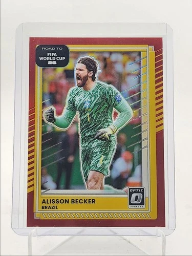 Alisson Becker 2025 Panini Donruss Optic Red Prizm /199