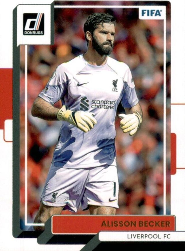 Alisson Becker 2022 Panini Donruss Soccer 74