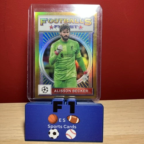 Alisson Becker 2022 Topps Finest Gold /50