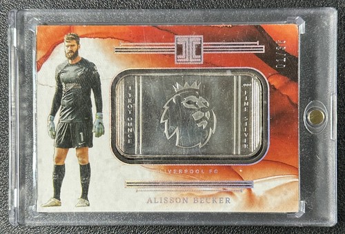Alisson Becker 2022 Panini Impeccable Silver Bar /36