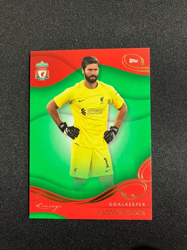 Alisson Becker 2022 Topps Liverpool Lineage /50
