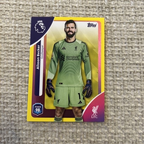 Alisson Becker 2024 Topps Premier League