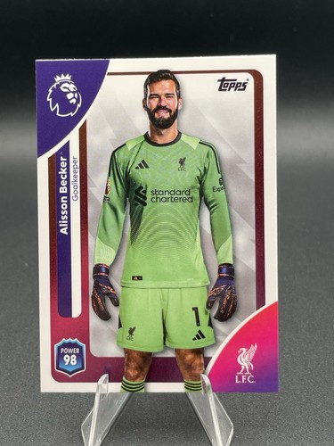 Alisson Becker 2025 Topps Premier League