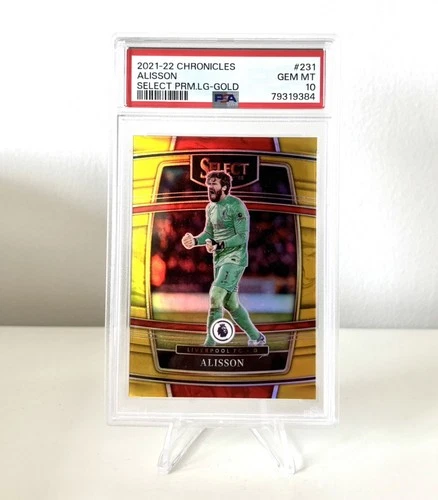 Alisson Becker 2021 Panini Prizm Gold /10
