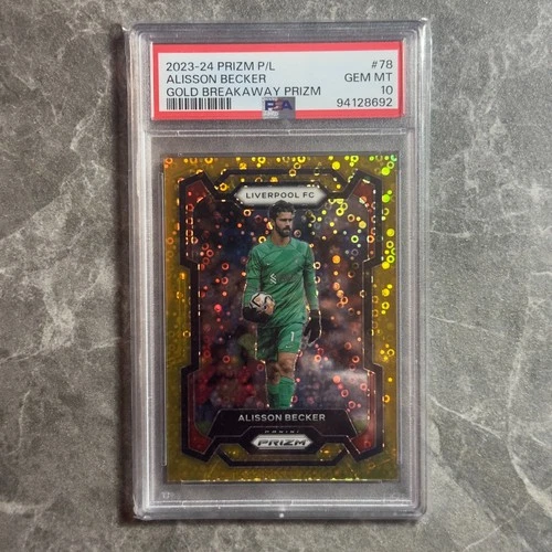 Alisson Becker 2023 Panini Prizm Gold /10