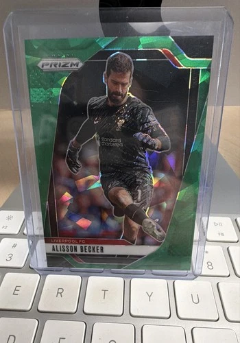Alisson Becker 2024 Panini Prizm Green Ice Prizm