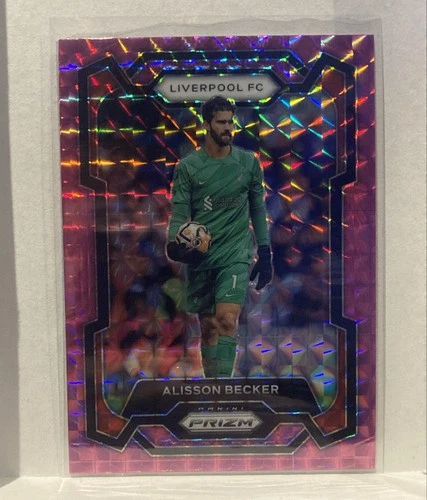 Alisson Becker 2023 Panini Prizm Pink Mosaic