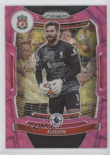 Alisson Becker 2021 Panini Prizm Pink Wave /2