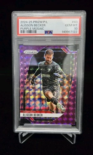 Alisson Becker 2024 Panini Prizm Purple Mosaic /249
