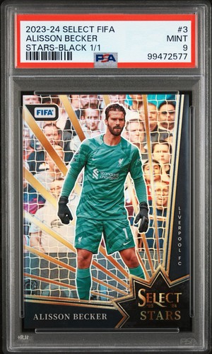 Alisson Becker 2023 Panini Select Black 1/1