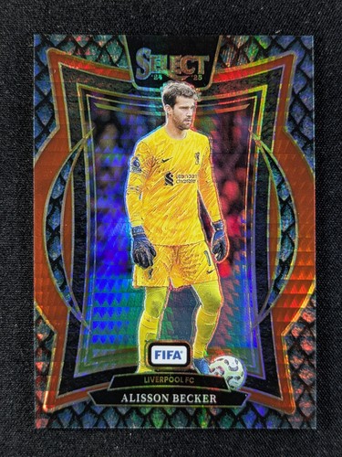 Alisson Becker 2024 Panini Select FIFA Jade Dragon Scale /28
