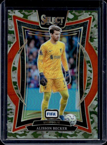 Alisson Becker 2024 Panini Select FIFA Terraza Camuflaje /135