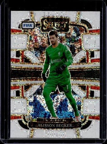 Alisson Becker 2024 Panini Select White Sparkle Prizm /10
