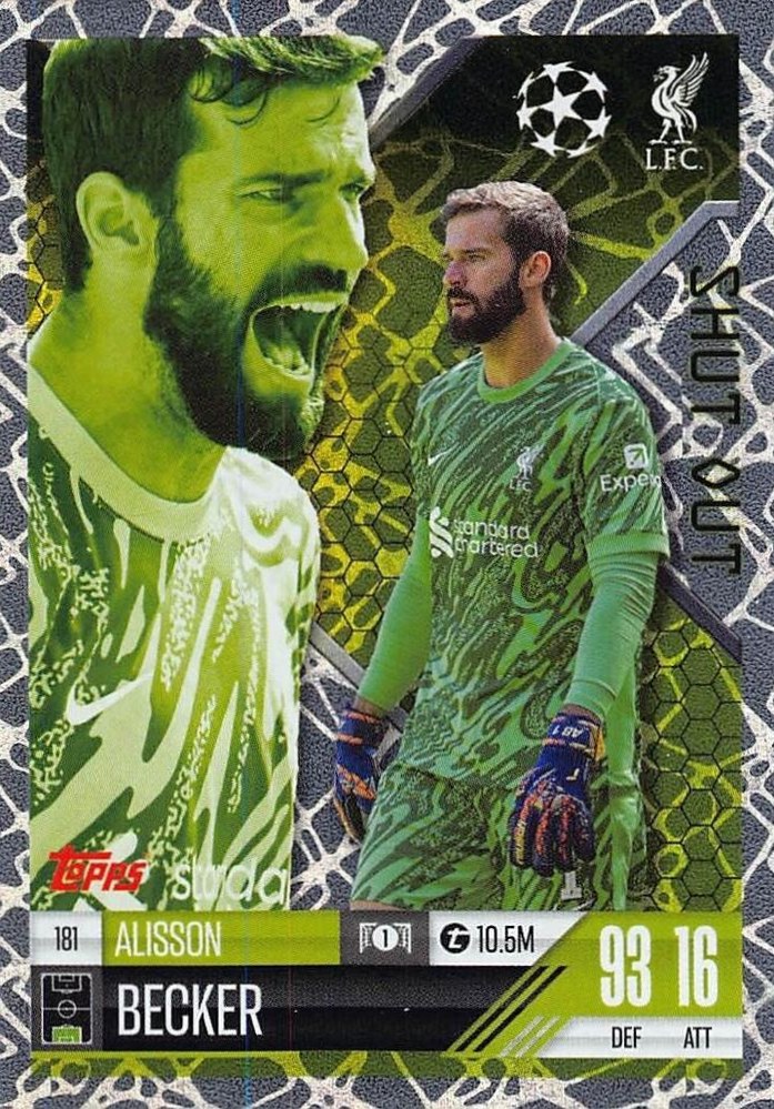 Alisson Becker 2024 Topps Match Attax UEFA Club Competitions Extra